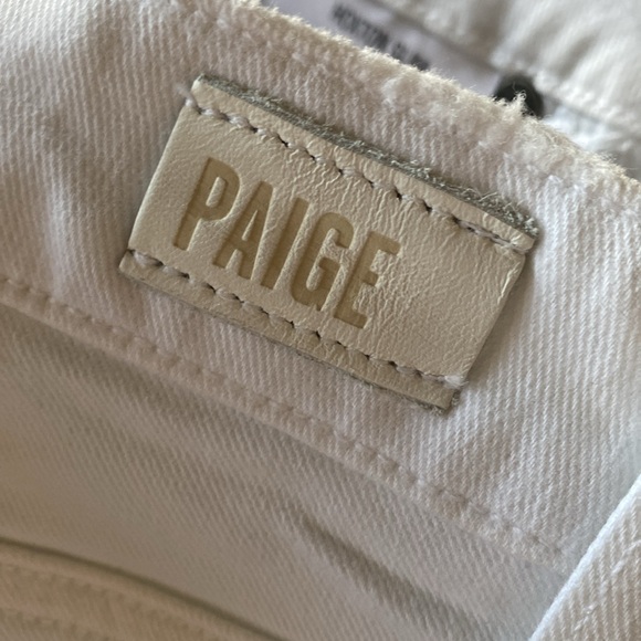 PAIGE “Hoxton” Slim Bianca White Denim Jeans - NWT! - Picture 10 of 10